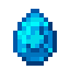 Синий алмазный кусок