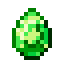 Зелёный алмазный кусок